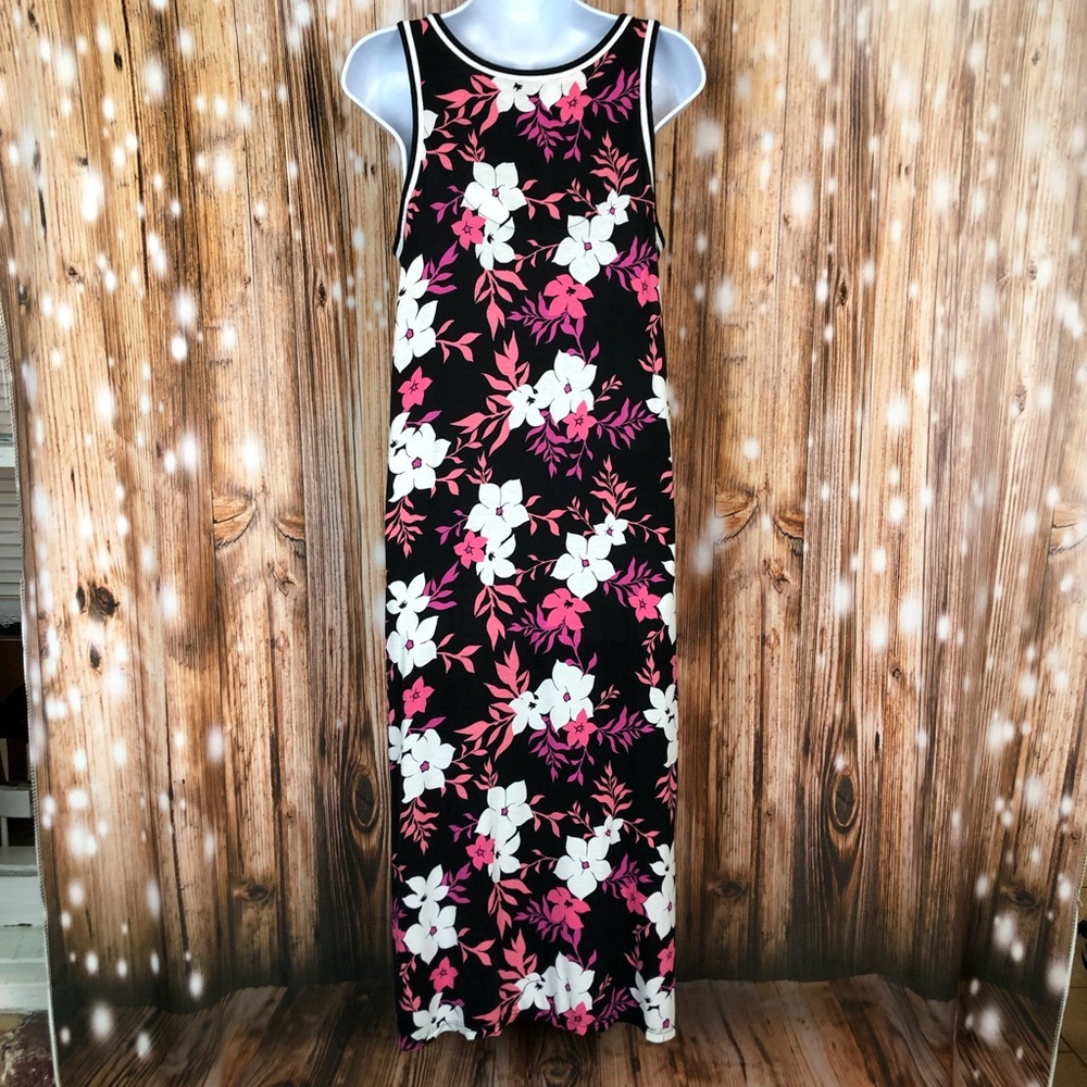 Secret Treasures Sleep Knit Sleeveless Midi Lounger Dress - Picture 15 of 15